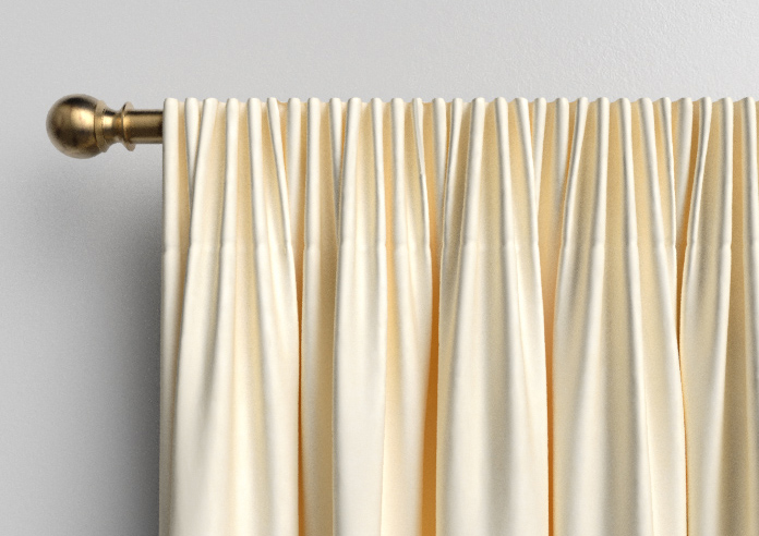 Florence Faux Suede, Fresh Cream - Made to Measure Curtains - Image 9